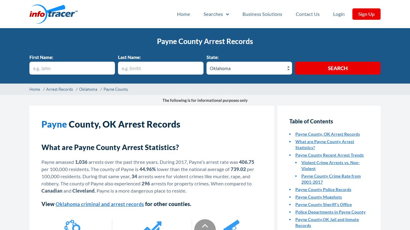 Payne County, OK Arrests, Mugshots & Jail Records - InfoTracer