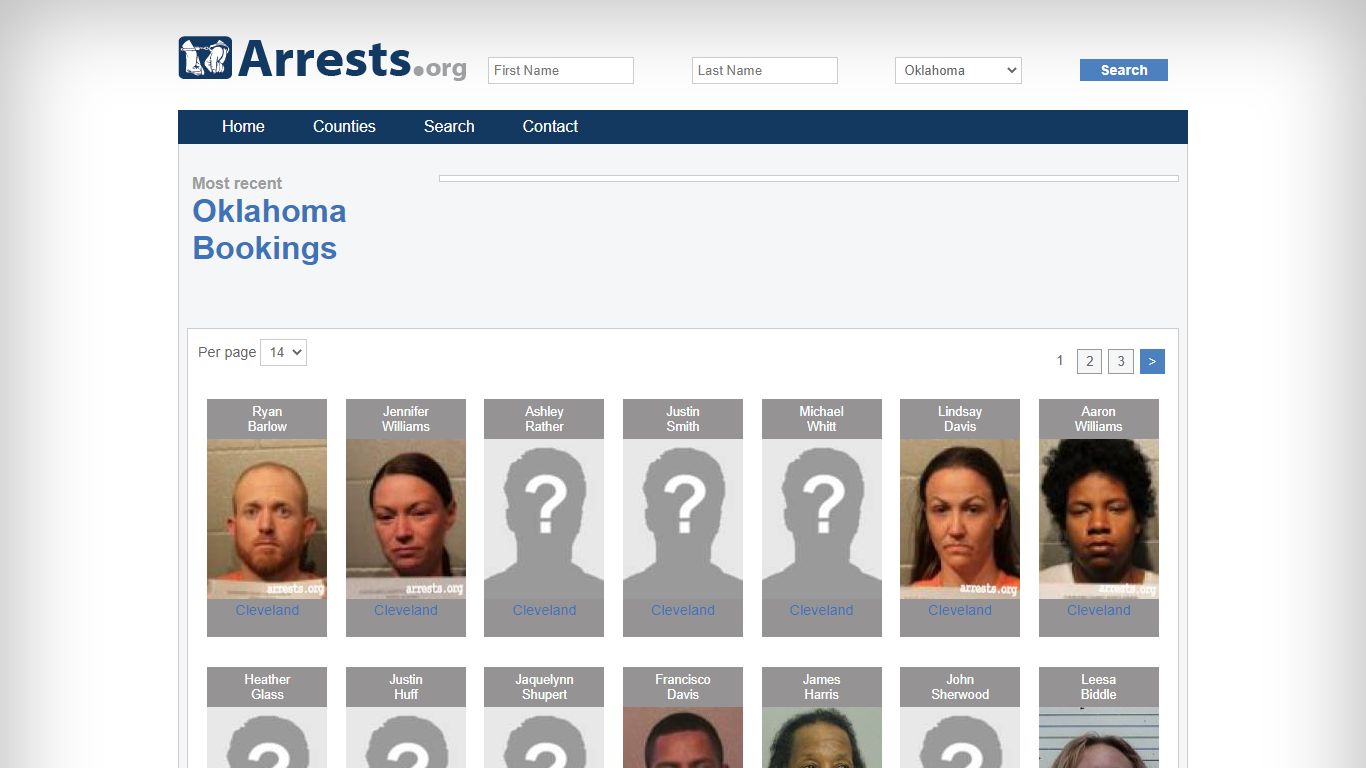 Oklahoma Arrests and Inmate Search